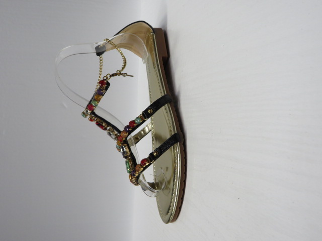 Sandały damskie D6525 BLACK 36-41