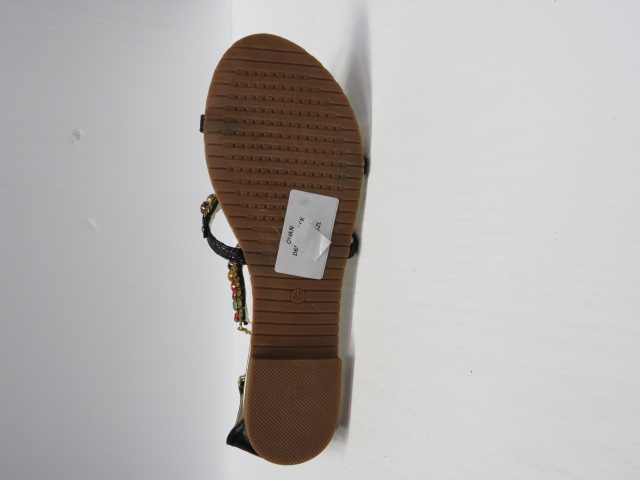 Sandały damskie D6525 BLACK 36-41 2