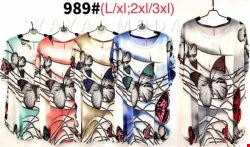 Tunika damskie 989 Mix kolor L-3XL