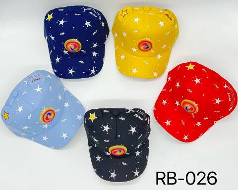 Czapki chłopięce RB-026 Mix kolor Standard