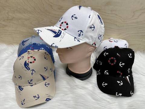 Czapki chłopięce 6485 Mix kolor Standard