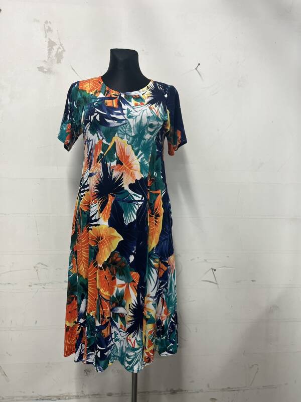 Sukienka damskie 6495 Mix 2 kolor 48-54 (Towar Polskie)