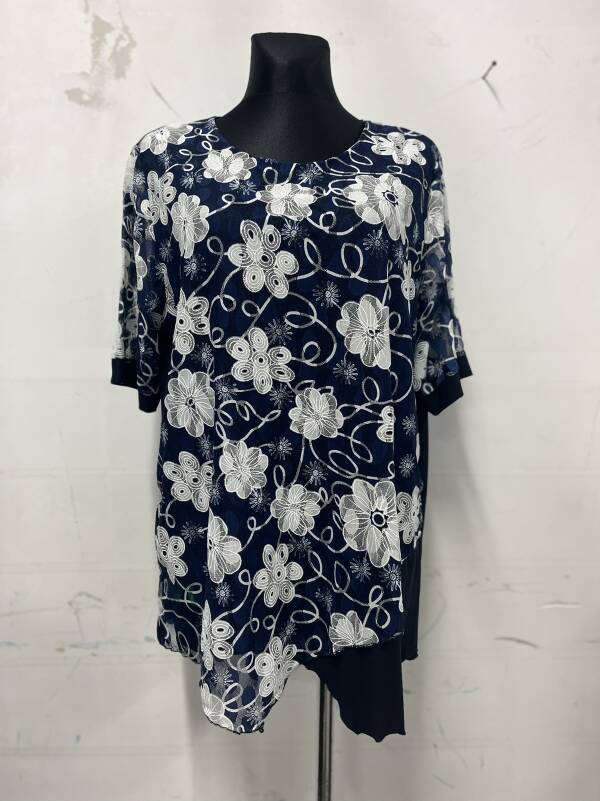 Bluzka  damskie 6507 Mix 2 kolor 54-60 (Towar Polskie) 1