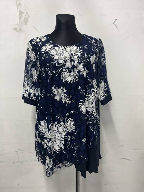 Bluzka  damskie 6508 Mix 2 kolor 54-60 (Towar Polskie) 1