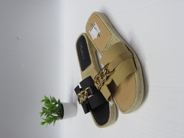 Klapki Damskie C-07 BLACK/PINK/WHITE/KHAKI 36-41