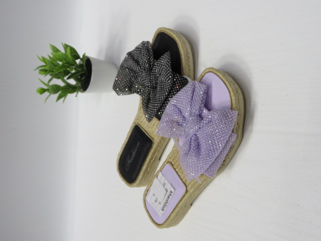 Kapcie Dziecięce C-60A BLACK/PINK/WHITE/PURPLE 24-29