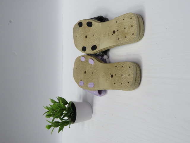 Kapcie Dziecięce C-60A BLACK/PINK/WHITE/PURPLE 24-29 2