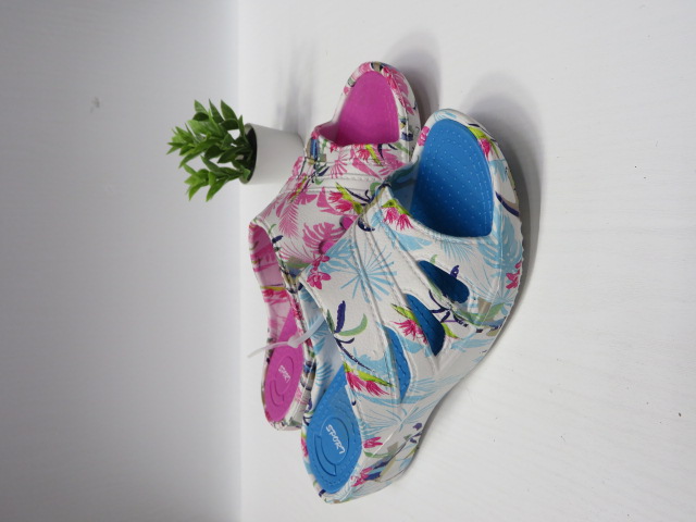 Klapki Damskie 2709 GREEN/PU/FUS/BLUE 36-41 1