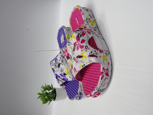 Klapki Damskie 5754 BLUE/PU/FUS/PINK 37-42