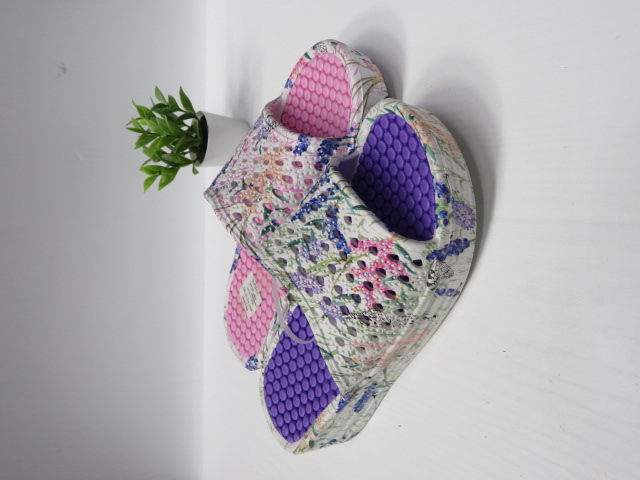 Klapki Damskie 3755 BLUE/PU/FUS/PINK 36-41 1