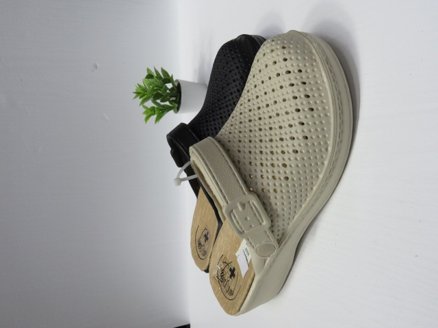 Klapki Damskie 8008 BLACK/WHITE/BEIGE 37-42 1
