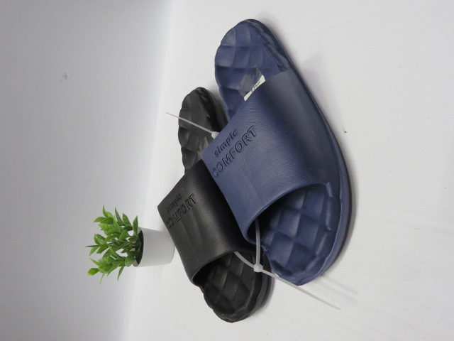 Klapki Męskie K113 WHITE/BLACK/NAVY 40-45