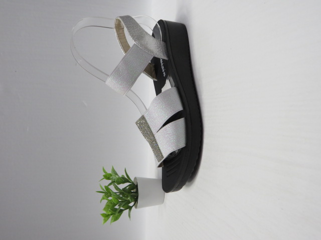 Sandały damskie R222-4 SILVER 36-41