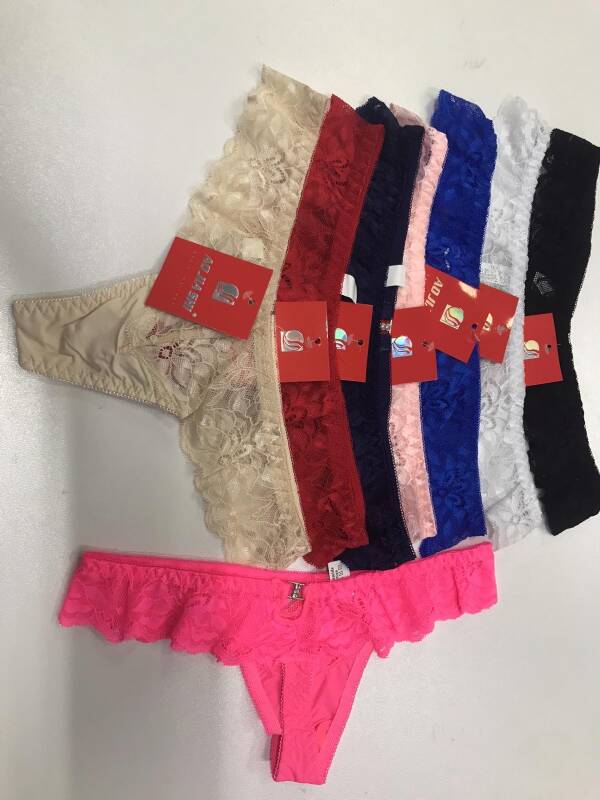 Stringi  damskie 7381 Mix kolor L-2XL 1