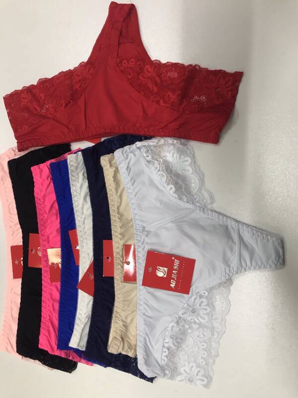 Stringi  damskie 7383 Mix kolor L-2XL 1