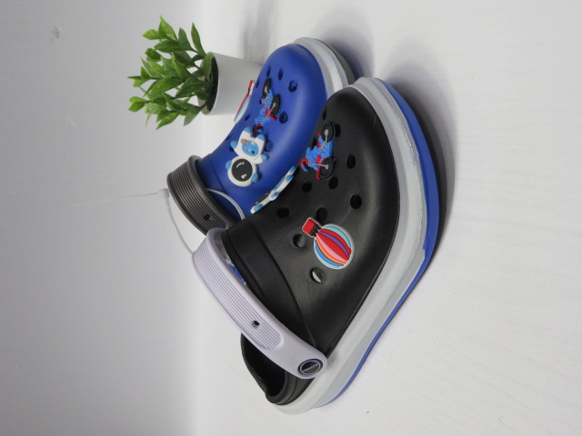 Kapcie Dziecięce  1772 BLACK/GREY/NAVY 30-35 1