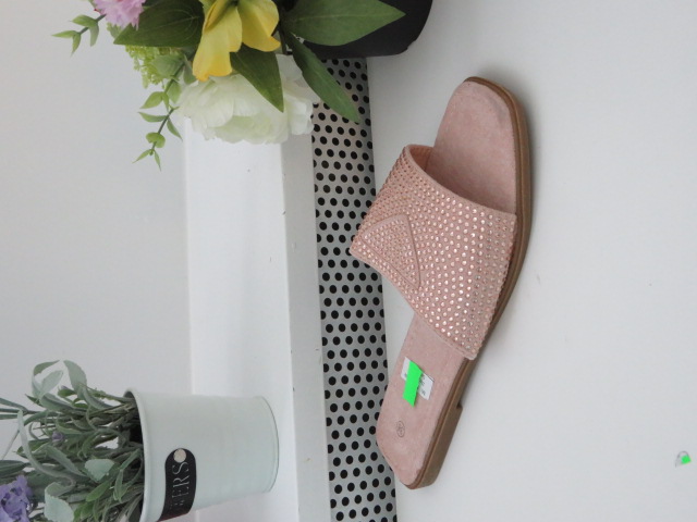 Klapki Damskie F268 NUDE 36-41