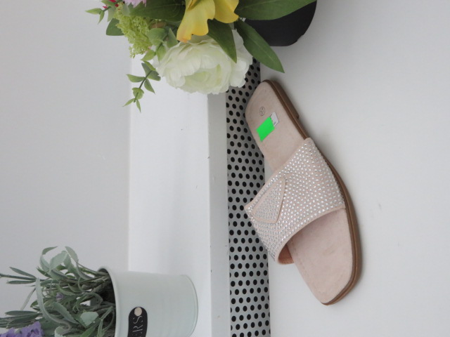 Klapki Damskie F268 BEIGE 36-41