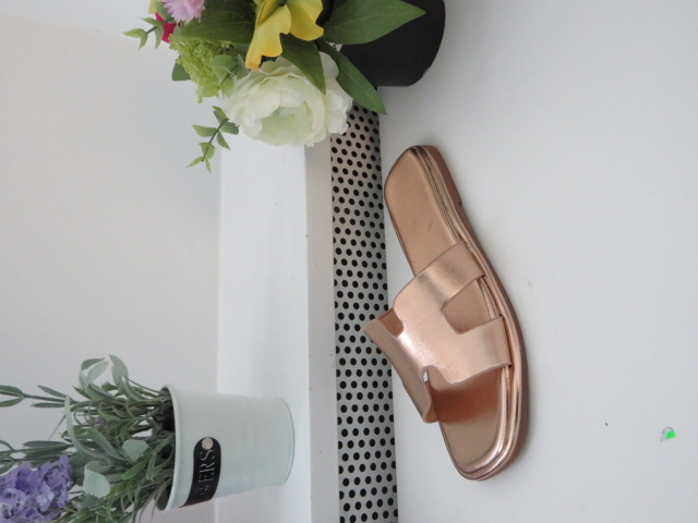 Klapki Damskie B2101 CHAMPAGNE 36-41