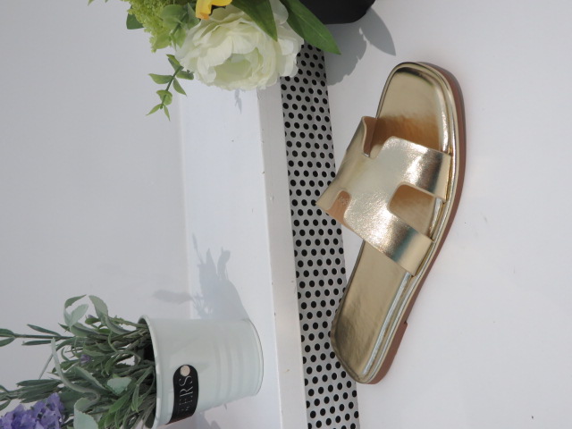 Klapki Damskie B2101 GOLD 36-41