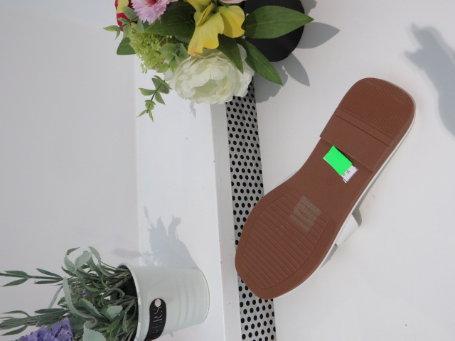 Klapki Damskie B2101 WHITE 36-41 2