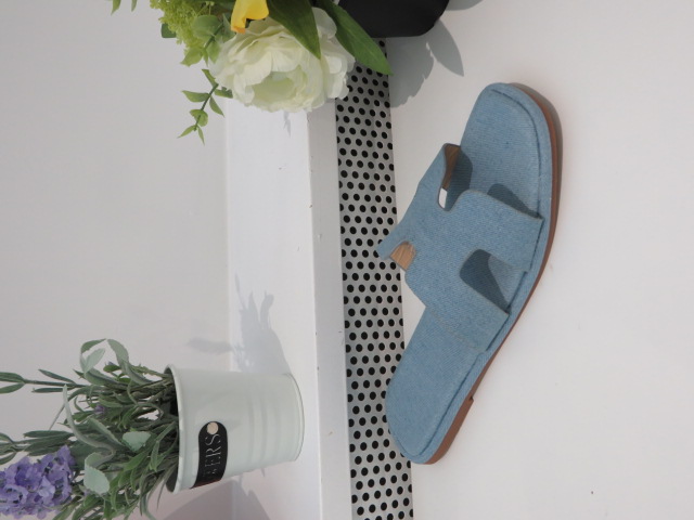 Klapki Damskie B2101 L.BLUE 36-41