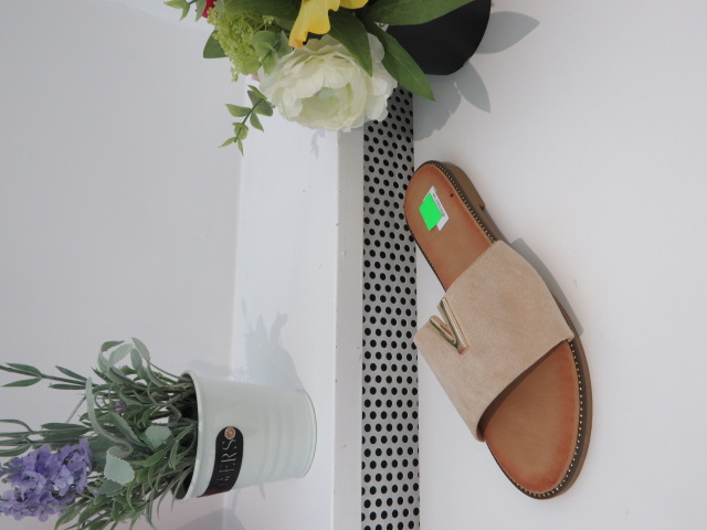 Klapki Damskie LS562 BEIGE 36-41