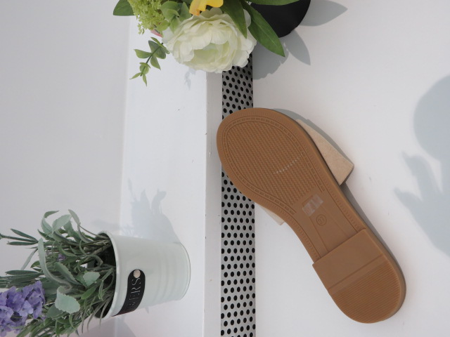 Klapki Damskie LS562 BEIGE 36-41 2