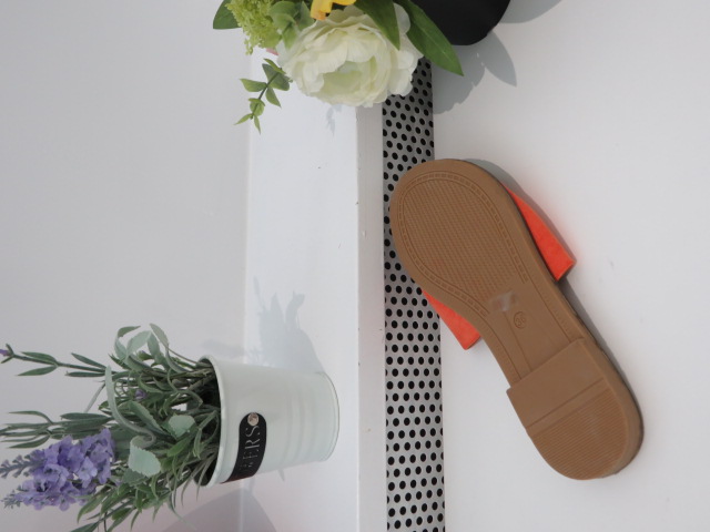 Klapki Damskie LS562 ORANGE 36-41 2