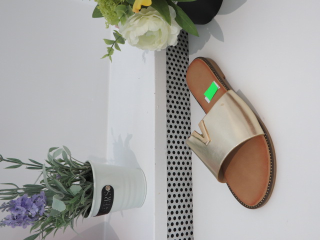 Klapki Damskie LS562 GOLD 36-41