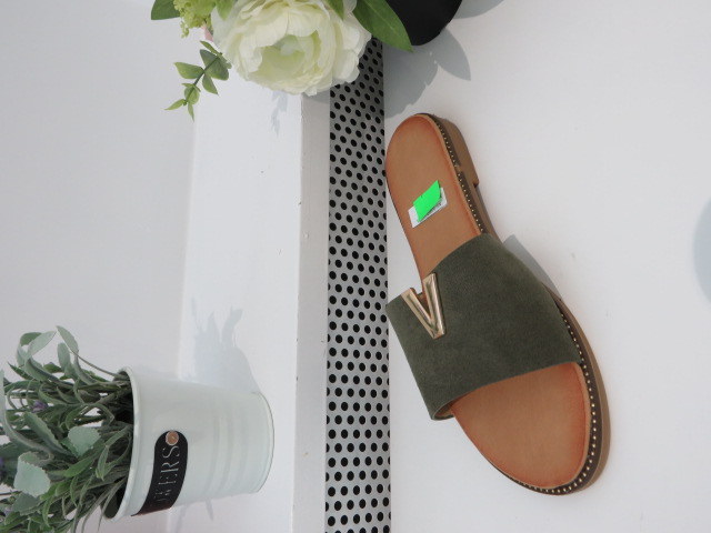 Klapki Damskie LS562 GREEN 36-41 1