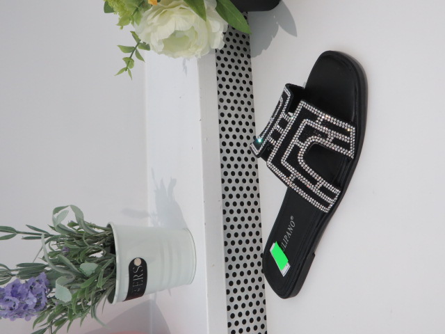 Klapki Damskie P3097-22 BLACK 36-41