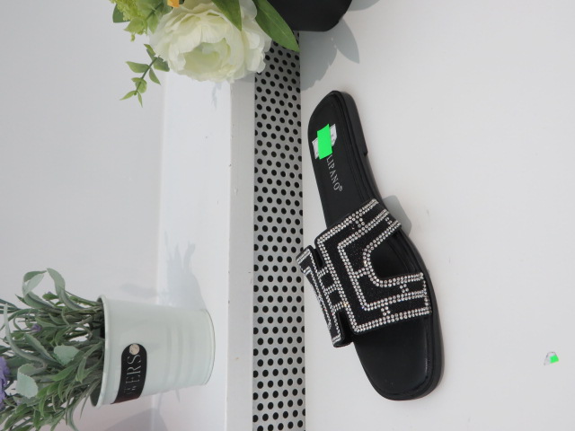 Klapki Damskie P3097-22 BLACK 36-41 1