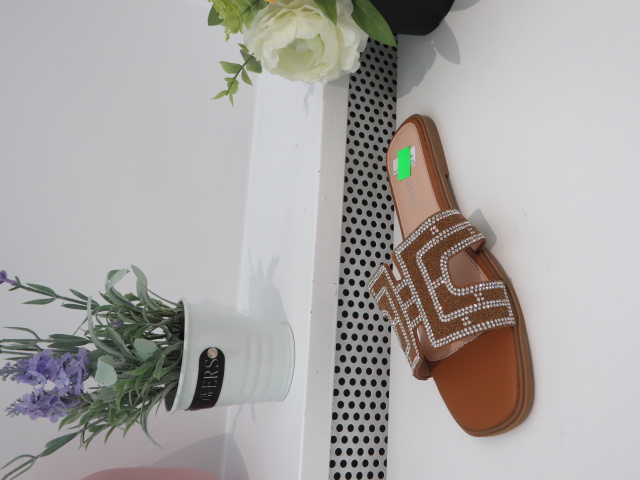 Klapki Damskie P3097-22 CAMEL 36-41 1