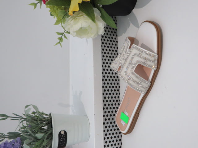 Klapki Damskie P3097-22 WHITE 36-41