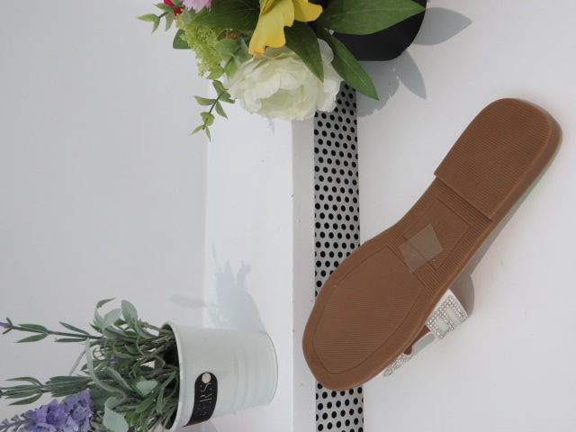 Klapki Damskie P3097-22 WHITE 36-41 2