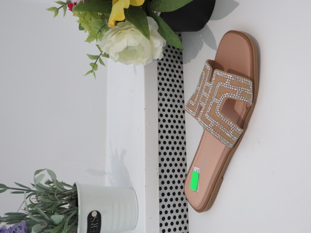 Klapki Damskie P3097-22 BEIGE 36-41