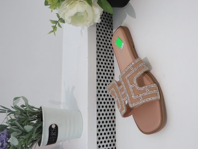 Klapki Damskie P3097-22 BEIGE 36-41 1