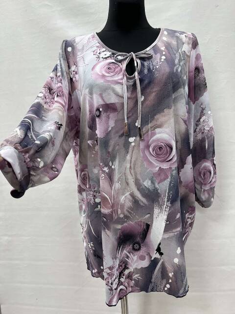 Bluzka damskie 7705 1 kolor 54-60 (Towar Polskie)