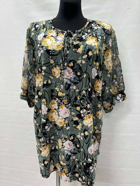 Bluzka damskie 7708 1 kolor 54-60 (Towar Polskie)