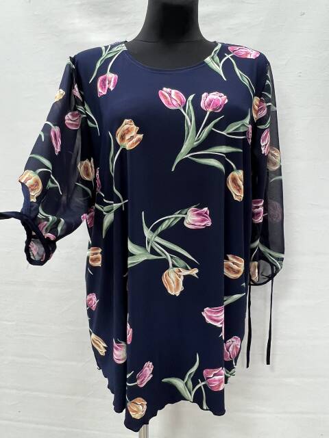 Bluzka damskie 7718 1 kolor 54-60 (Towar Polskie)