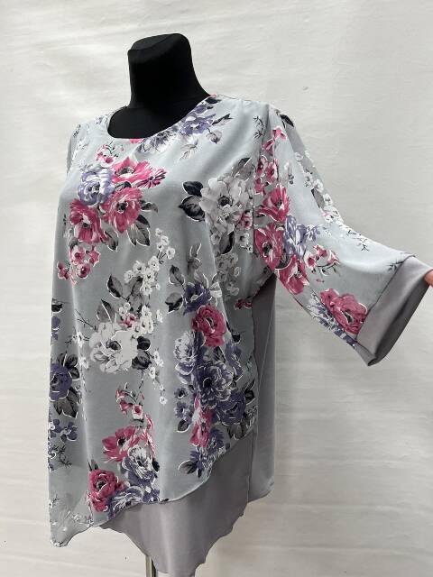 Bluzka damskie 7721 1 kolor 54-60 (Towar Polskie)