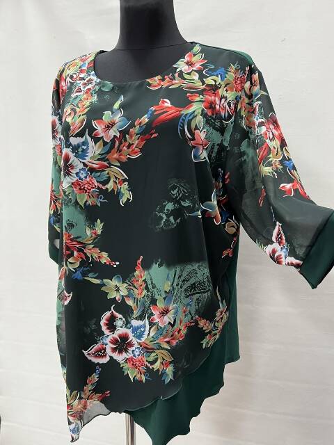 Bluzka damskie 7723 1 kolor 54-60 (Towar Polskie)