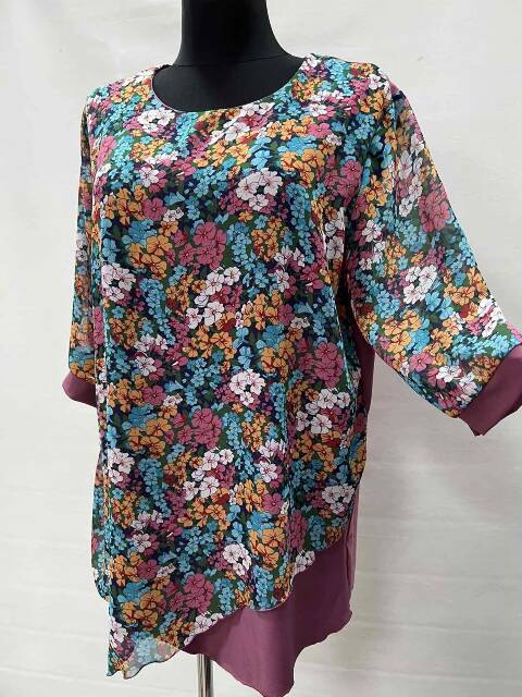 Bluzka damskie 7726 1 kolor 54-60 (Towar Polskie)