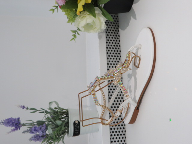 Sandały damskie CD289 WHITE 36-41