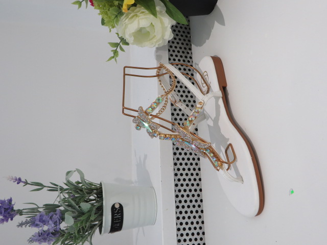 Sandały damskie CD289 WHITE 36-41 1