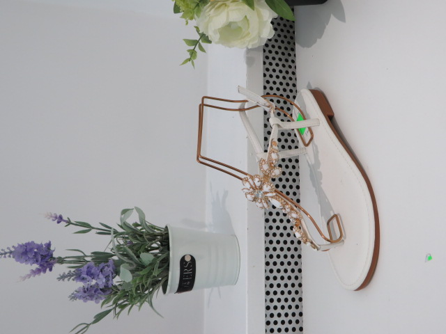 Sandały damskie 5094 WHITE 36-41