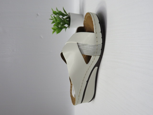 Klapki Damskie 0-743 WHITE 36-41 1