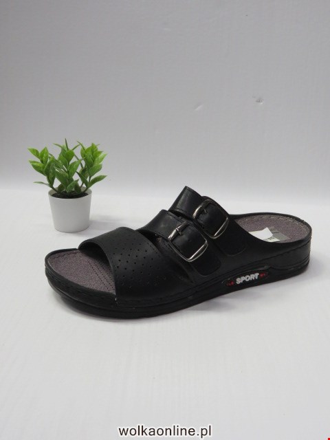 Klapki Męskie 7001 BLACK 40-45