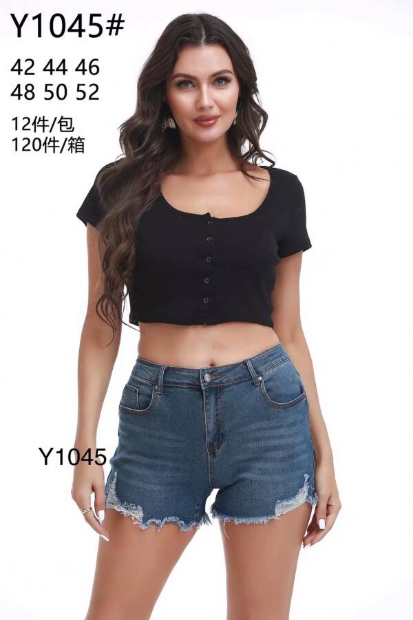 Szorty damskie Y1045 1 kolor 26-32 1